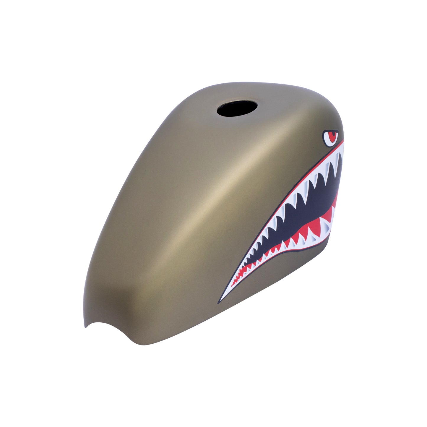 Green Oliver shark mouth